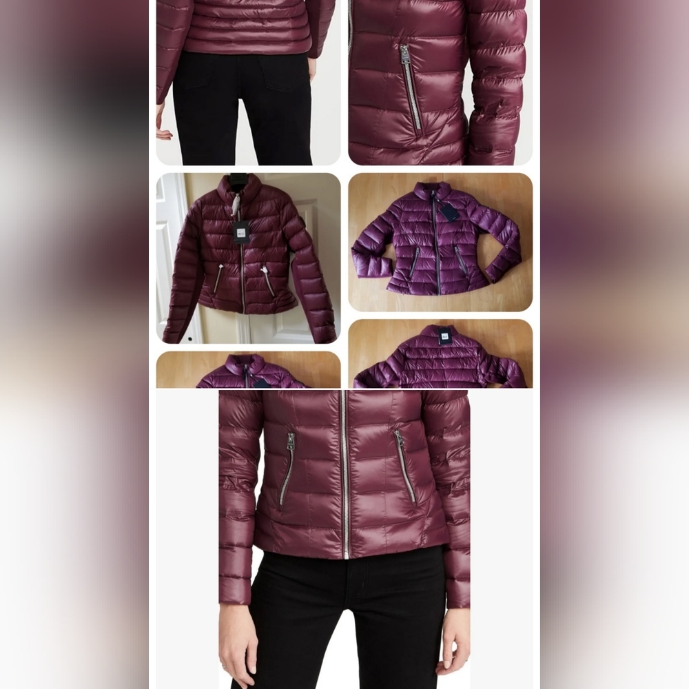Mackqge Burgundy puffer
